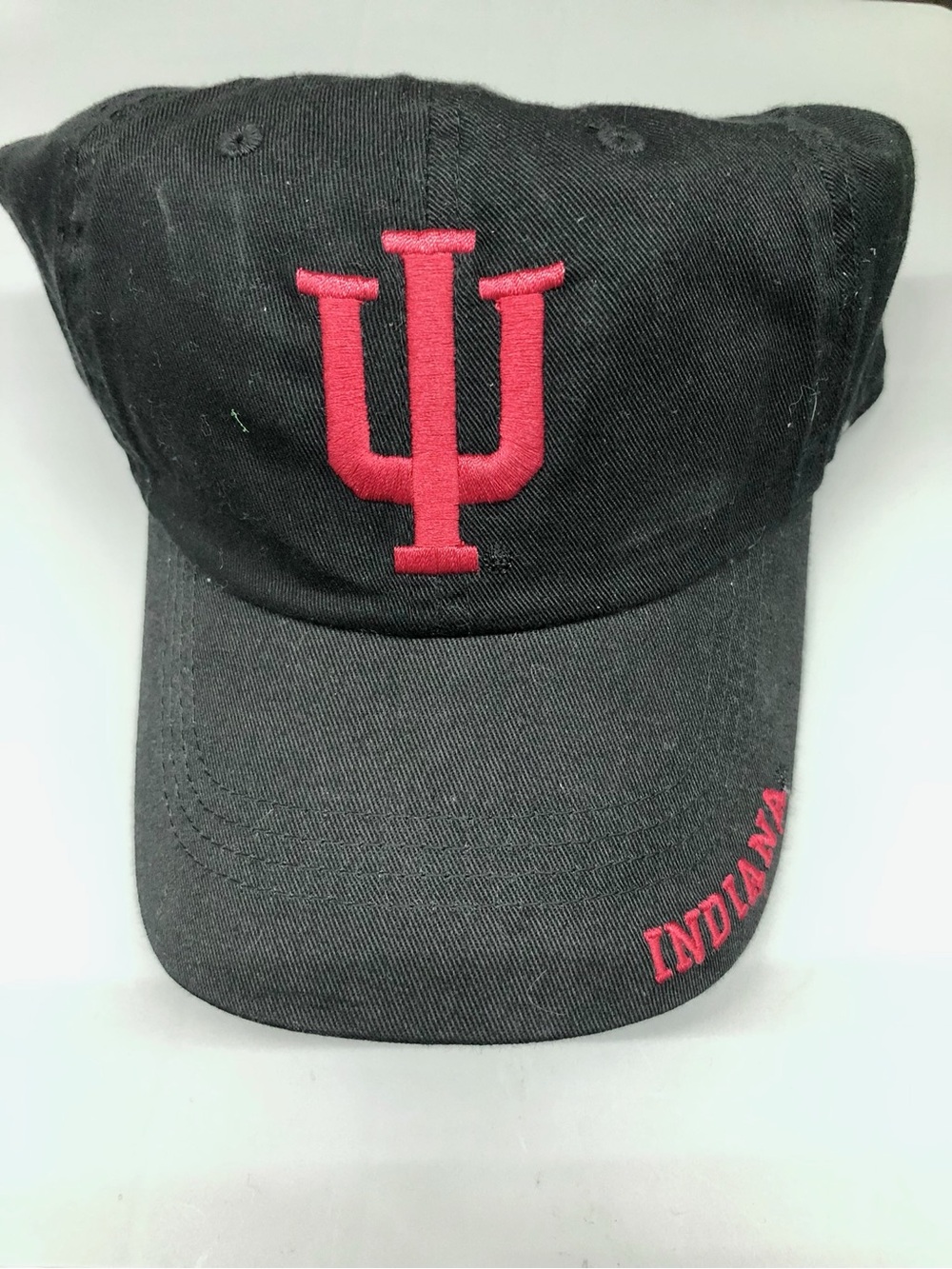 ⚾️$15⚾️ NEW IU Indiana University Baseball Cap Hat Black Red Unisex Men’s